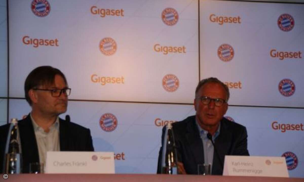 Gigaset wird für drei Jahre Platinum-Sponsor beim deutschen Rekordmeister (Foto: CRN)
