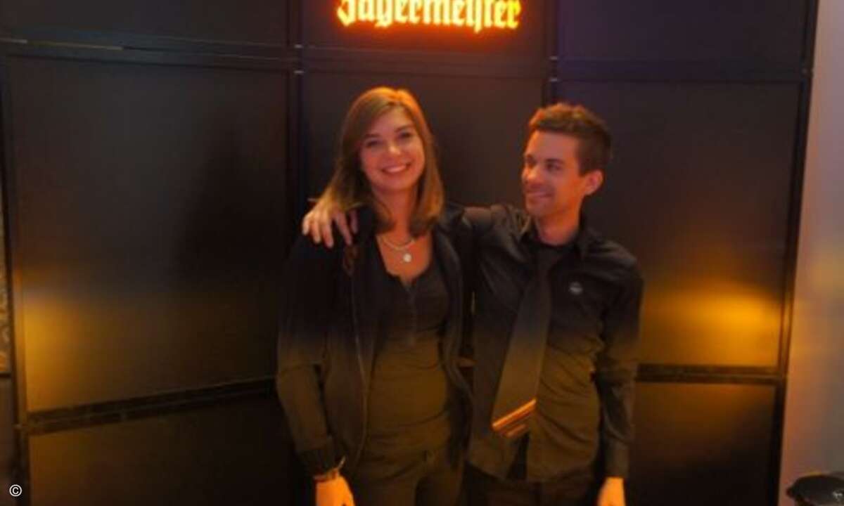 Das Jägermeister-Team versorgte die Gäste mit dem beliebten Kräuterlikör (Bild: CRN)