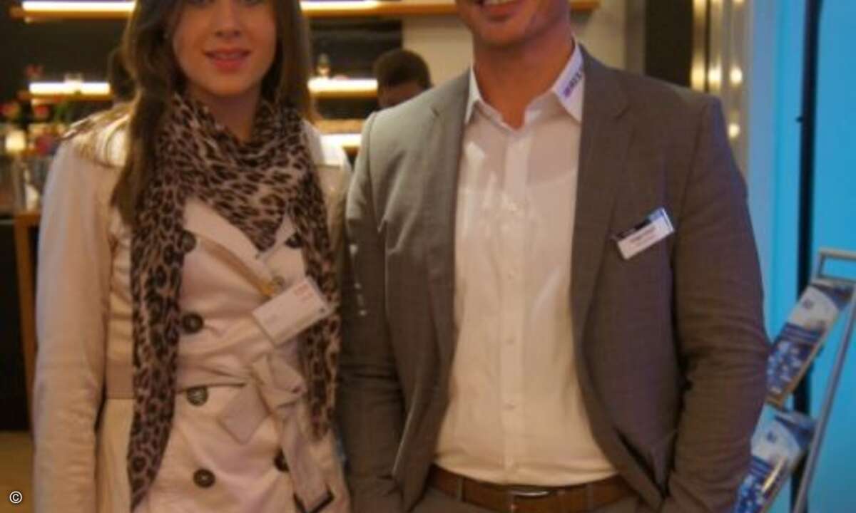 Sandra Huber mit Wick Hill-Chef Helge Scherff (Bild: CRN)