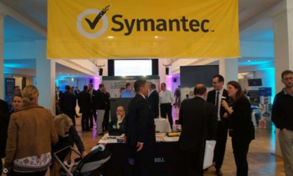 Am Symantec-Stand herrschte großer Andrang (Bild: CRN)