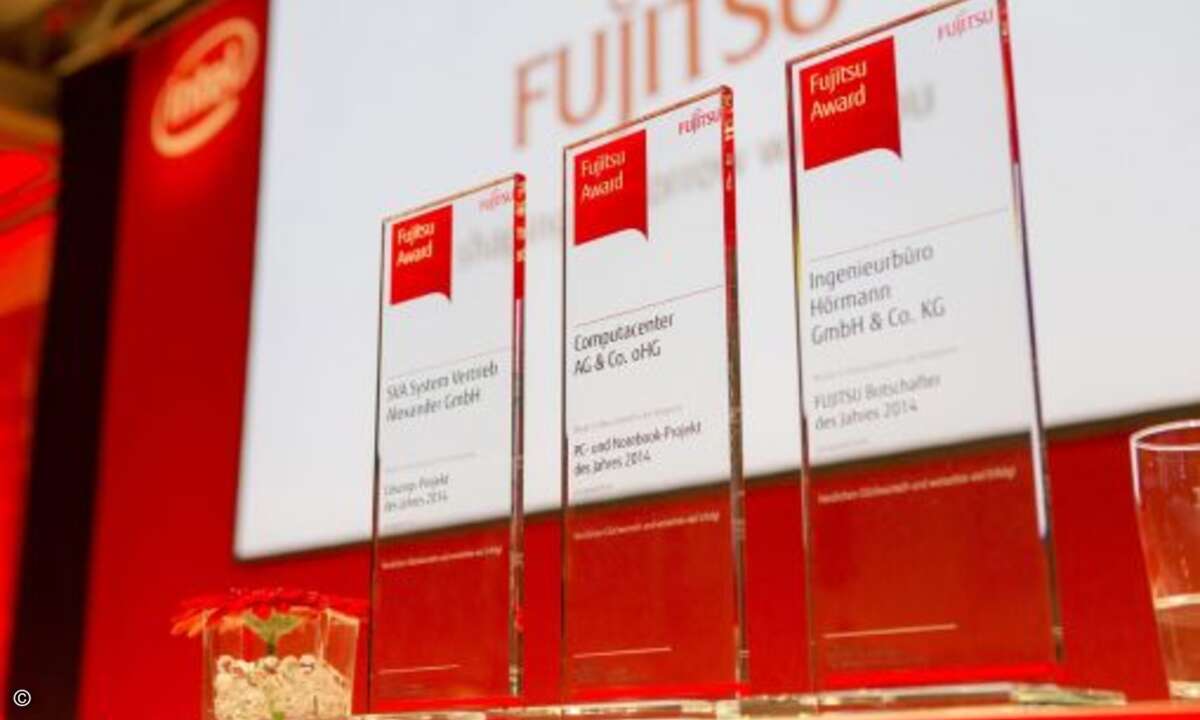 Bei der Verleihung der Fujitsu Awards wurden Partner für herausragende Projekte und Leistungen ausgezeichnet (Bild: Fujitsu)