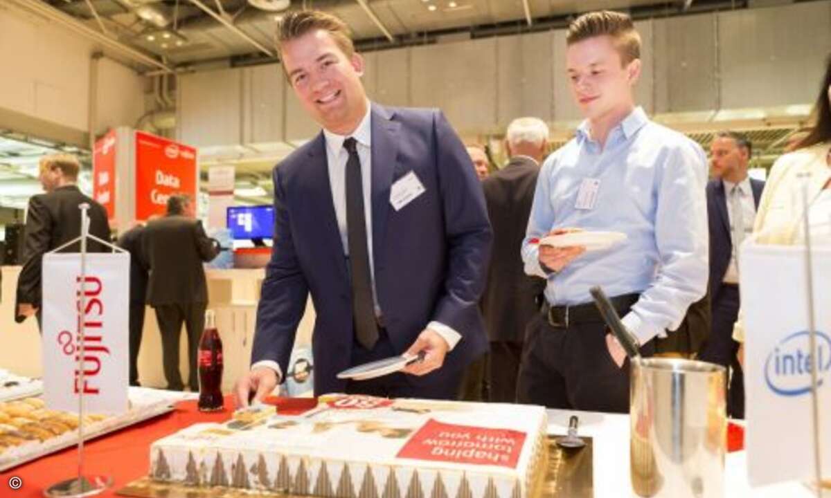 Süße Leckereien zum Ausklang des Partnerevents (Bild: Fujitsu)