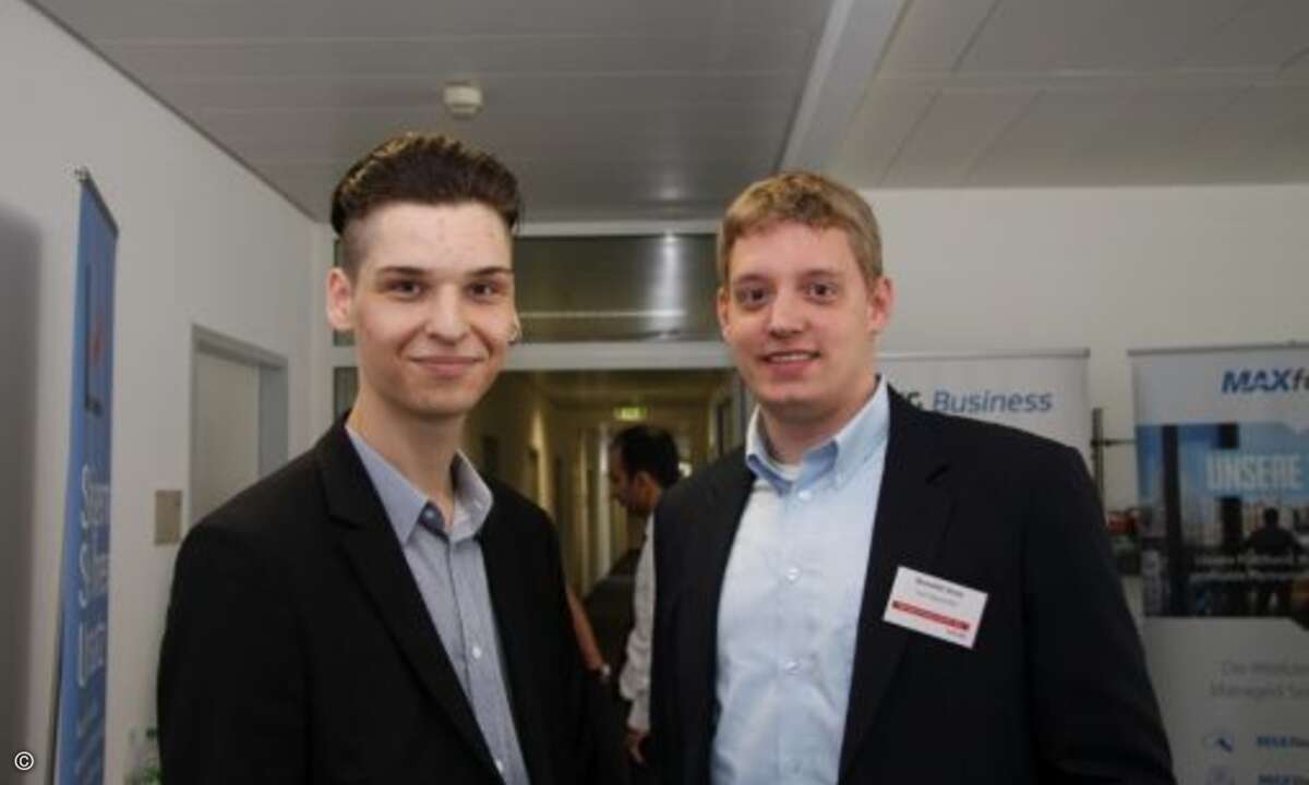 Sebastian Haubner und Benedikt Aretz von Tech Data (Foto: CRN)