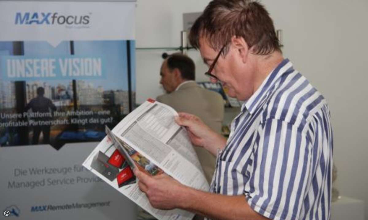 Die neusten News lieferte während des Solution Days die aktuelle Ausgabe der CRN (Foto: CRN)