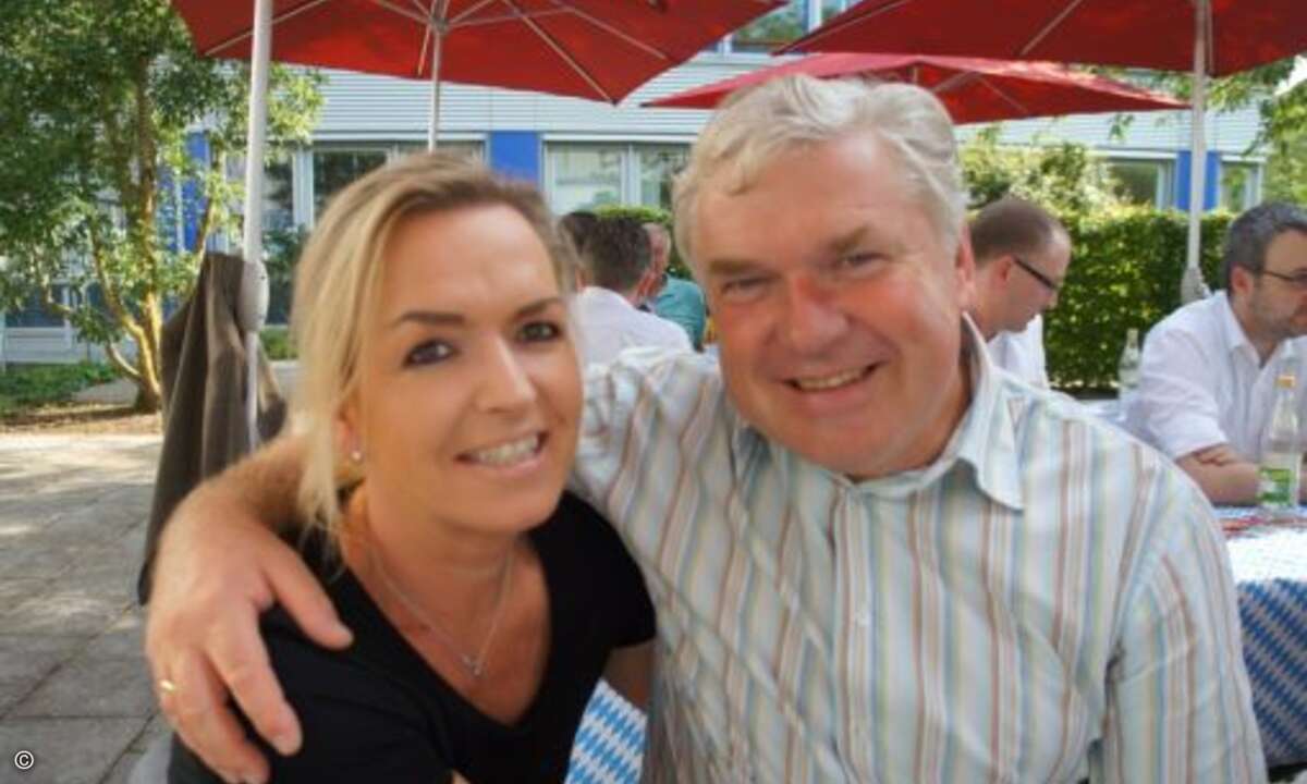 Freuen sich über den gelungenen Event: Carolin Schlüter und Martin Fryba von der CRN (Foto: CRN)