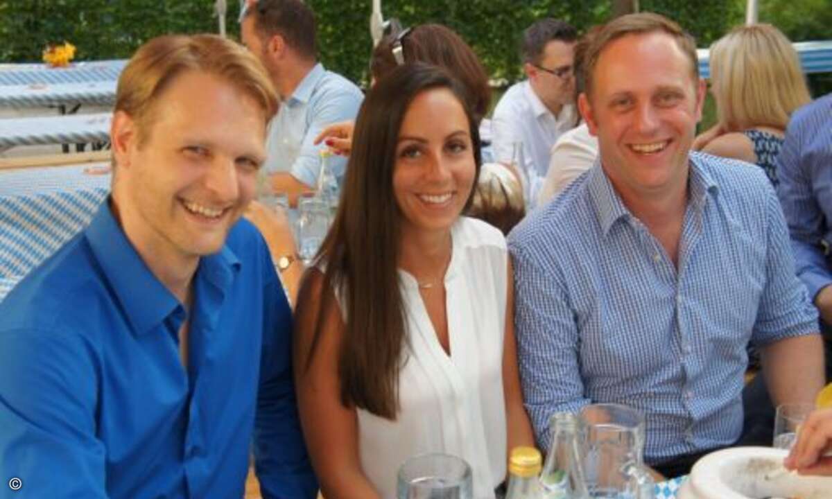 Hagen Borowski (Tech Data), Martina Dingis (Norman Data Defense Systems) und Rocco van der Zwet (AVG) waren auch zum Solution Day gekommen(Foto: CRN)