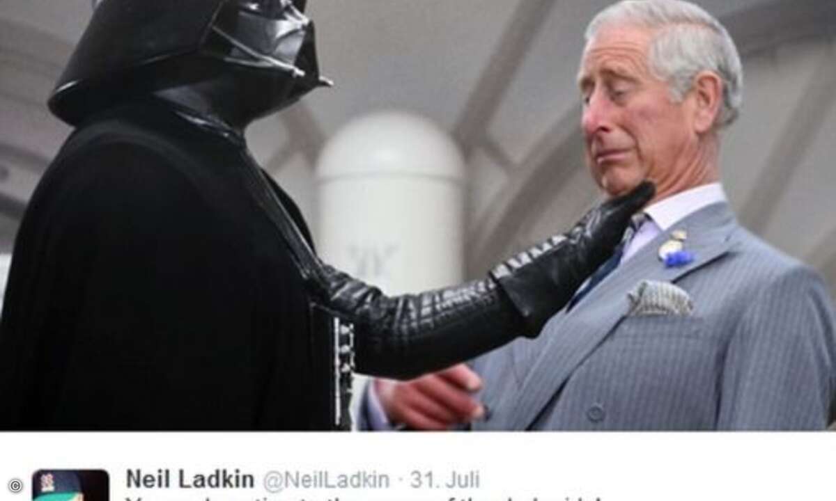 Remember: Nie die dunkle Seite der Macht unterschätzen (Foto: Twitter.com)