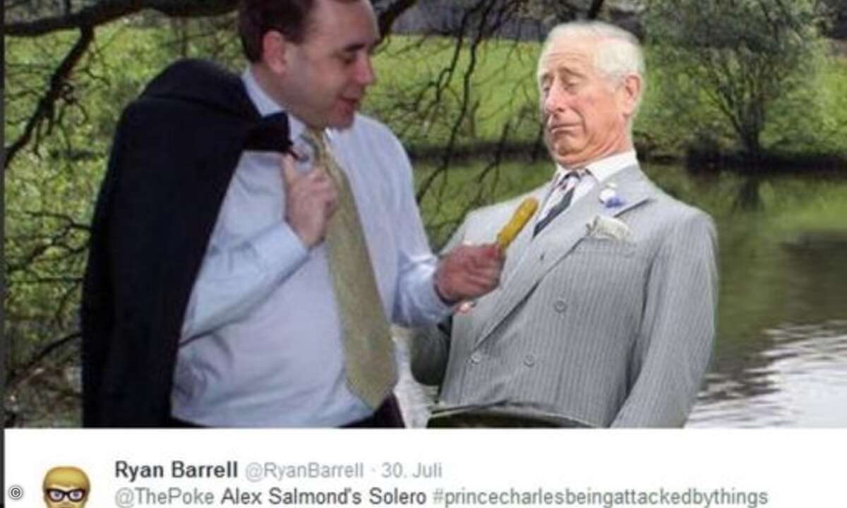 Kein Solero-Eis für Prinz Charles (Foto: Twitter.com)