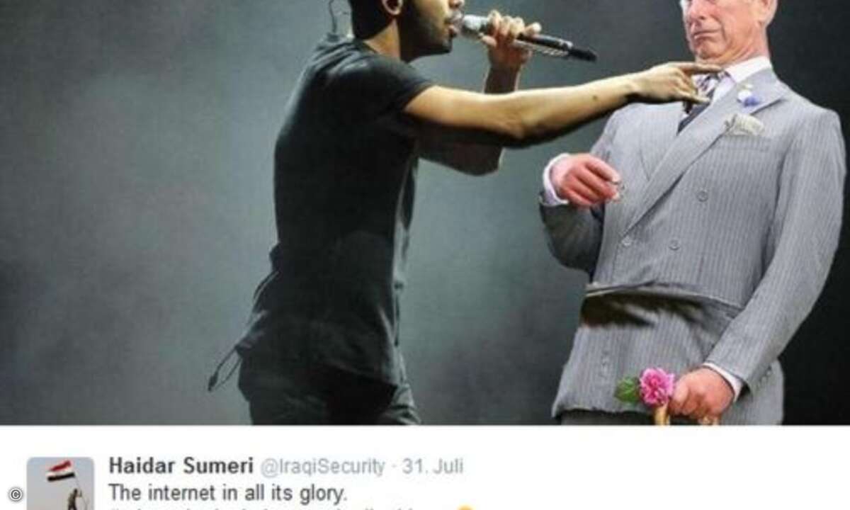 Die Performance des Rappers Drake kommt nicht gut an (Foto: Twitter)