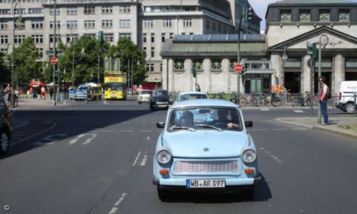Die Trabi-Tour führte an zahlreichen Sehenswürdigkeiten entlang