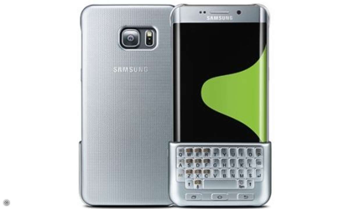 Wer aus seinem Galaxy S6 ein Blackberry machen will, dem stellt Samsung eine physische Tastatur zur Verfügung
