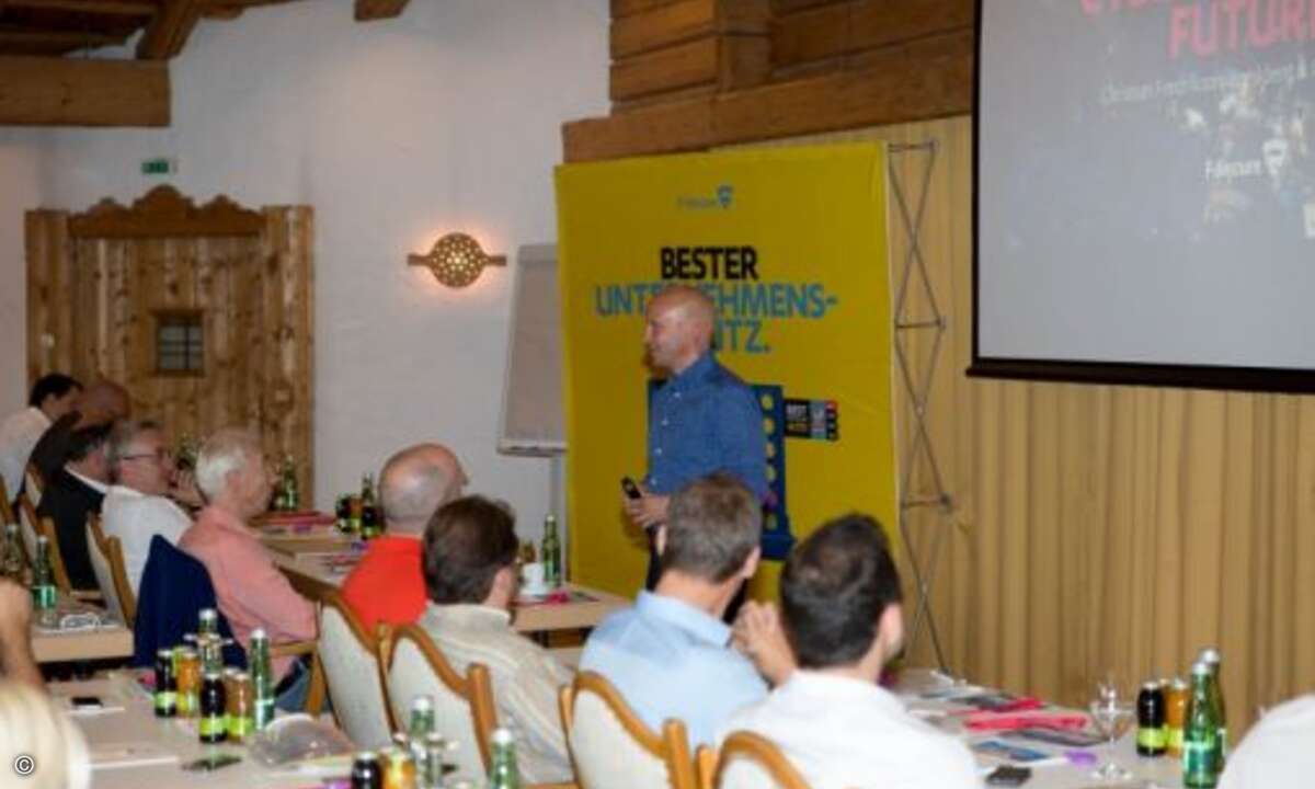 CEO Christian Fredrikson gibt in seiner Keynote einen Ausblick auf die kommenden Jahre (Foto: F-Secure)