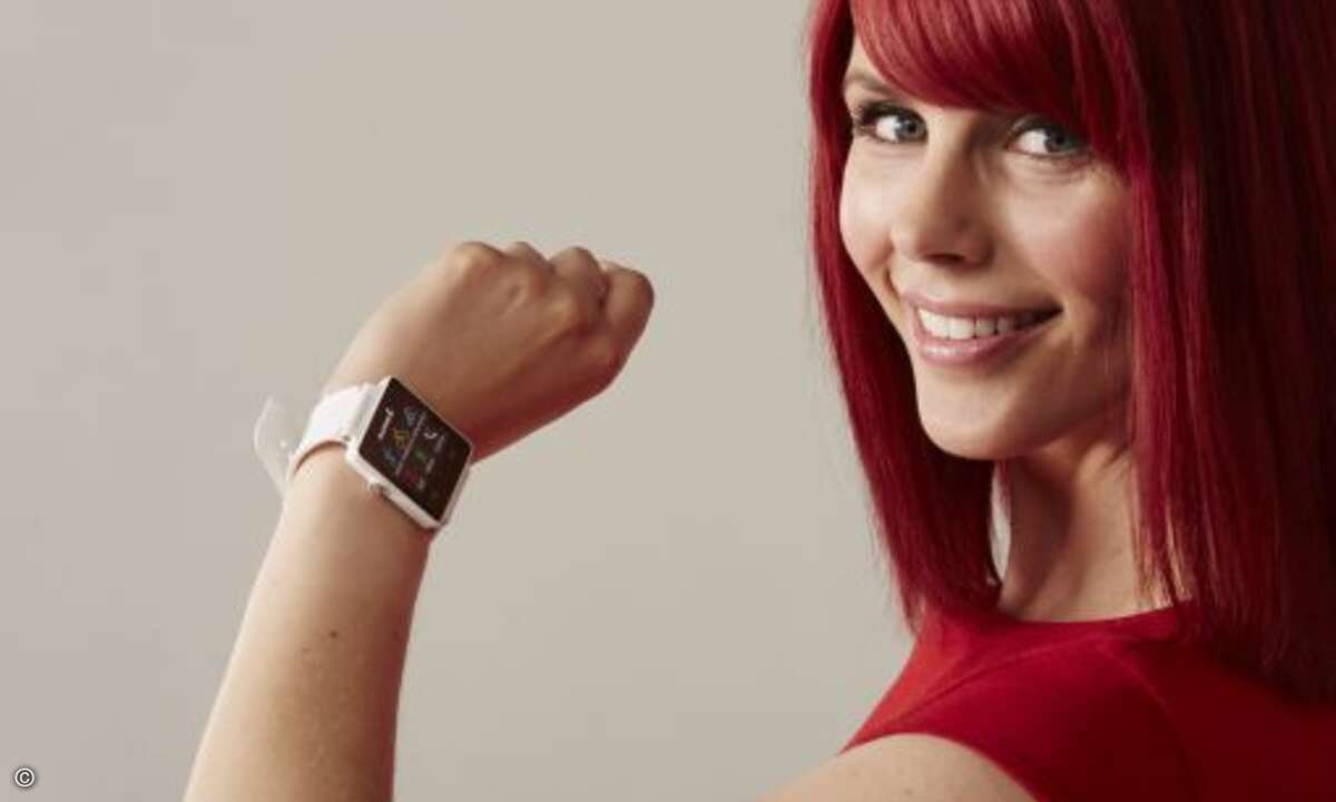 Doch zu viel Inaktiviträt duldet das Garmin vivoactive nicht (Foto: Messe Berlin)