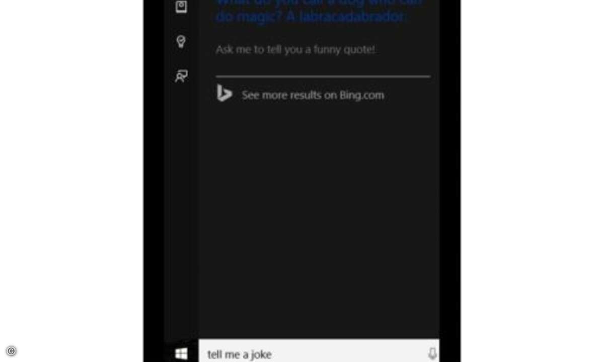 Cortana musste Windows 10-Nutzern bereits eine halbe Millionen Witze erzählen. Das Kommando dafür heißt: »Cortana, erzähl mir einen Witz« (Foto: Yusuf Mehdi via Twitter)
