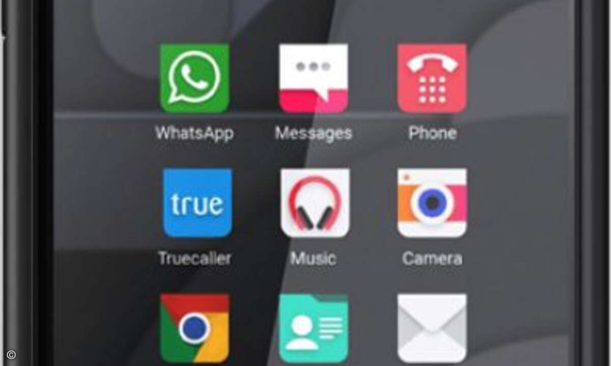Die Android-Oberfläche wurde leicht angepasst (Foto: Obi Worldphone)