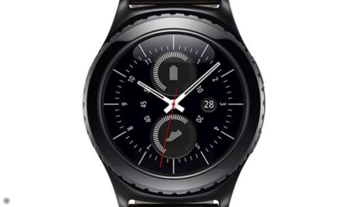 Die Samsung Gear S2 Classic ist deutlich stärker an herkömmliche Armbanduhren angelehnt
