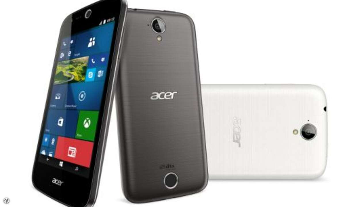 Auch das Einstiegsmodell »Liquid M330« läuft mit Windows 10 ... (Foto: Acer)