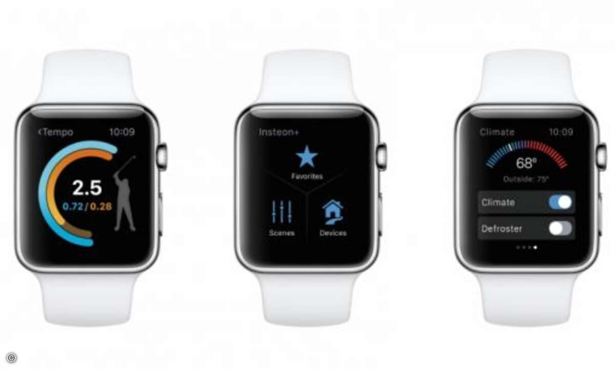 Mit dem neuen WatchOS 2 laufen auch Apps von Drittanbieter auf der Uhr, dazu gibt es neue Watch Faces (Foto: Apple)