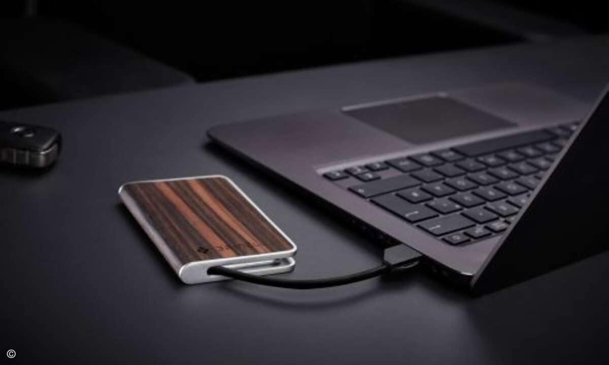 Besonders edel macht sich die SSD EVO mit Makassar-Holz. (Foto: brinell)