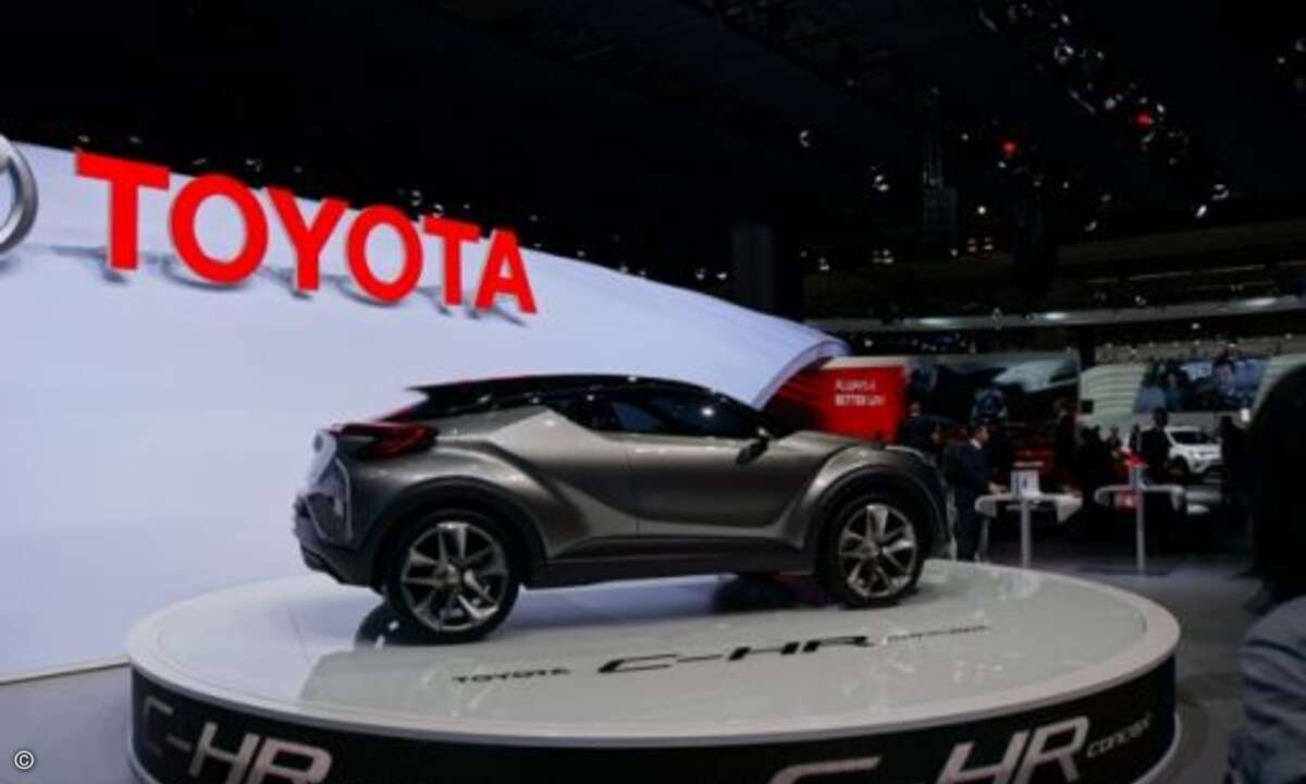 Brachiale Modellstudie bei Toyota. (Foto: Folker Lück)