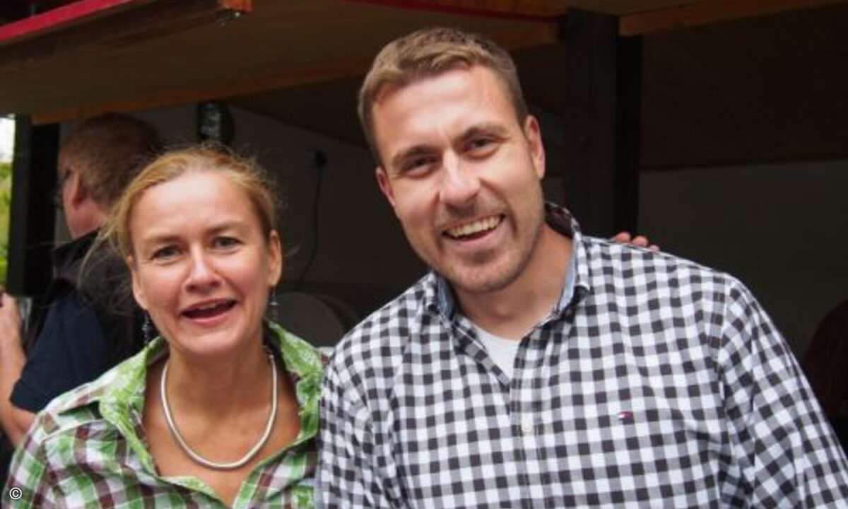 Sofie Steuer zusammen mit Timo Scheibe von der CRN (Foto: CRN)