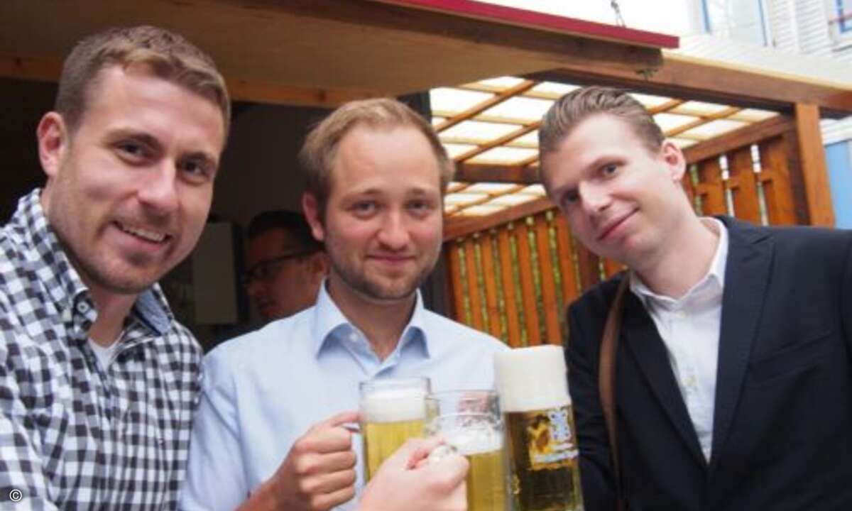 Die drei jungen Wilden von der CRN: Timo Scheibe, Peter Tischer und Stefan Adelmann (Foto: CRN)