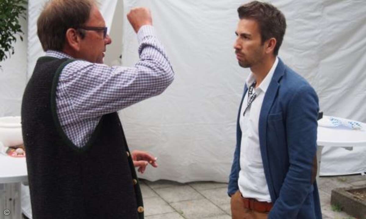Daniel Mauerhofer zusammen mit Gabor Szicher von Netgear (Foto: CRN)