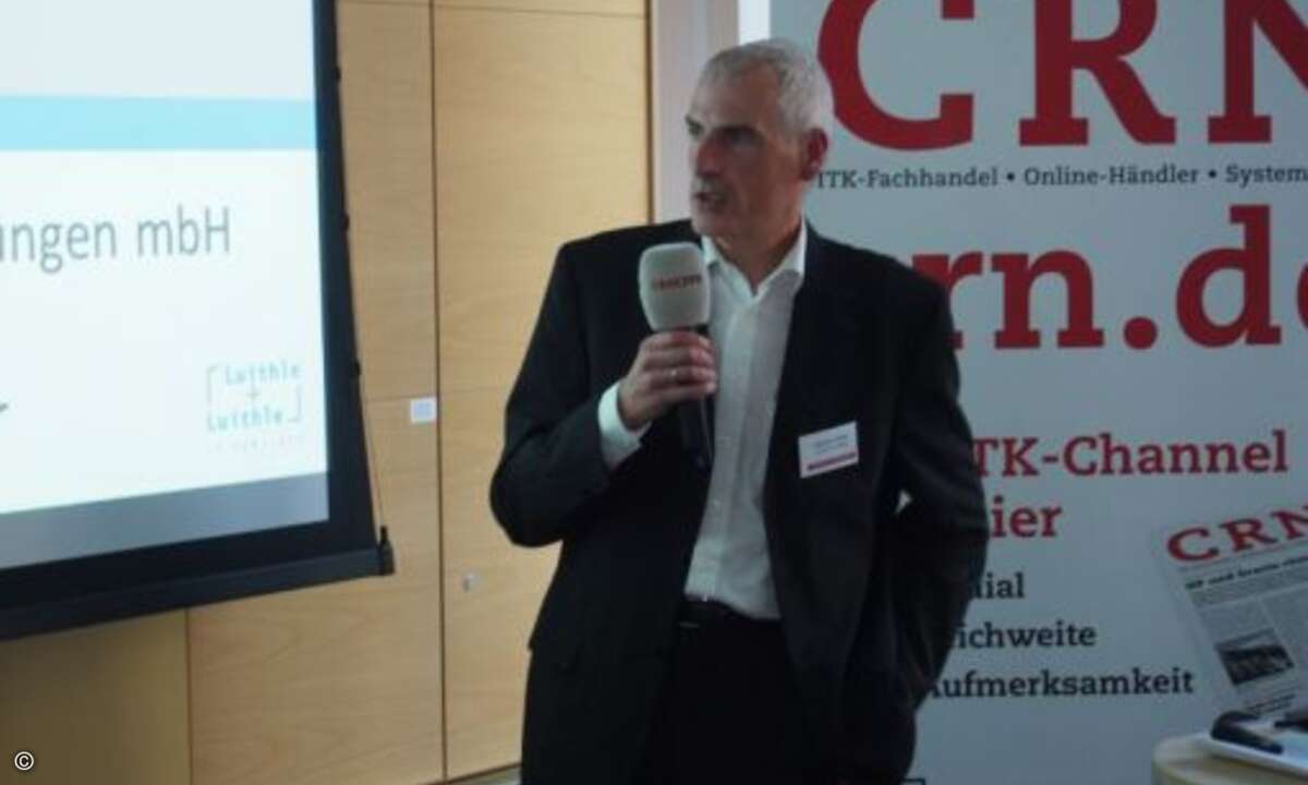 Andreas Luithle von Luithle & Luithle referierte über ein Netzwerk-Projekt bei der MBS AG (Foto: CRN)