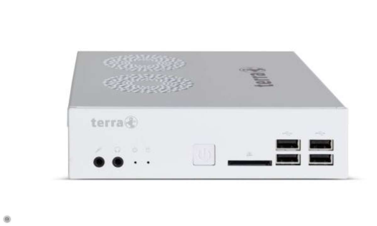 Wortmann bietet den »TERRA MiniPC« jetzt auch in weiß an (Bild: Wortmann)