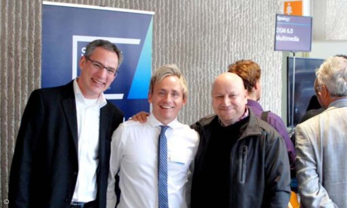 Synology trifft Also und Ingram Micro.(Foto: Synology)
