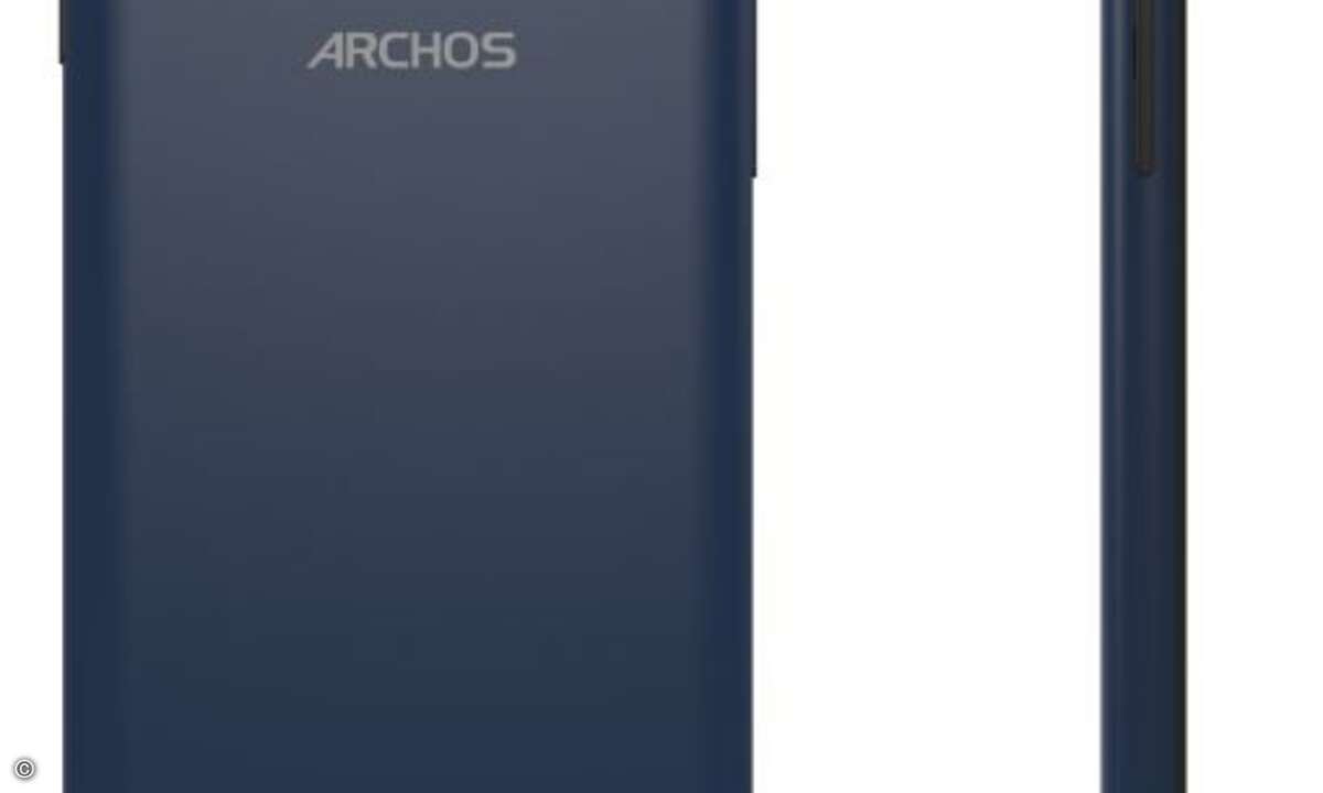 Die Äußeren Werte des Archos 50C Platinum betragen 143,4 x 72 x 10,3 mm bei 158 Gramm (Foto: Archos)