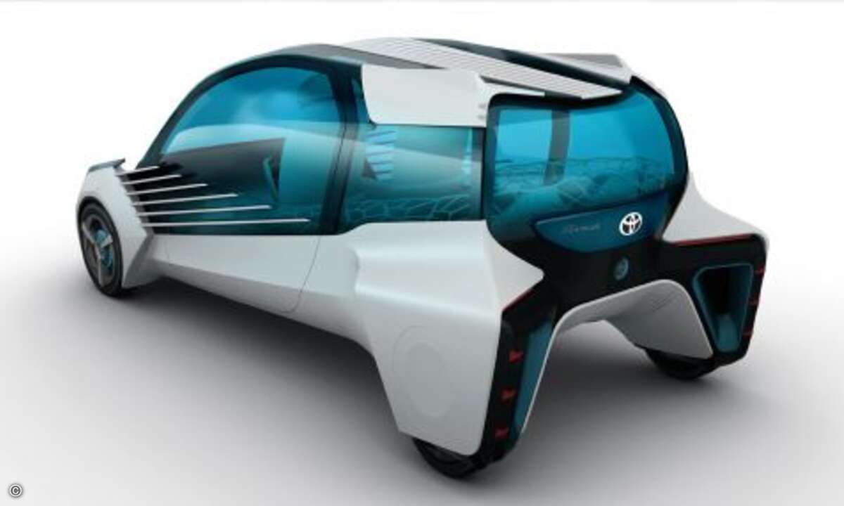 Das futuristische Nutzungskonzept und Design... (Foto: Toyota)