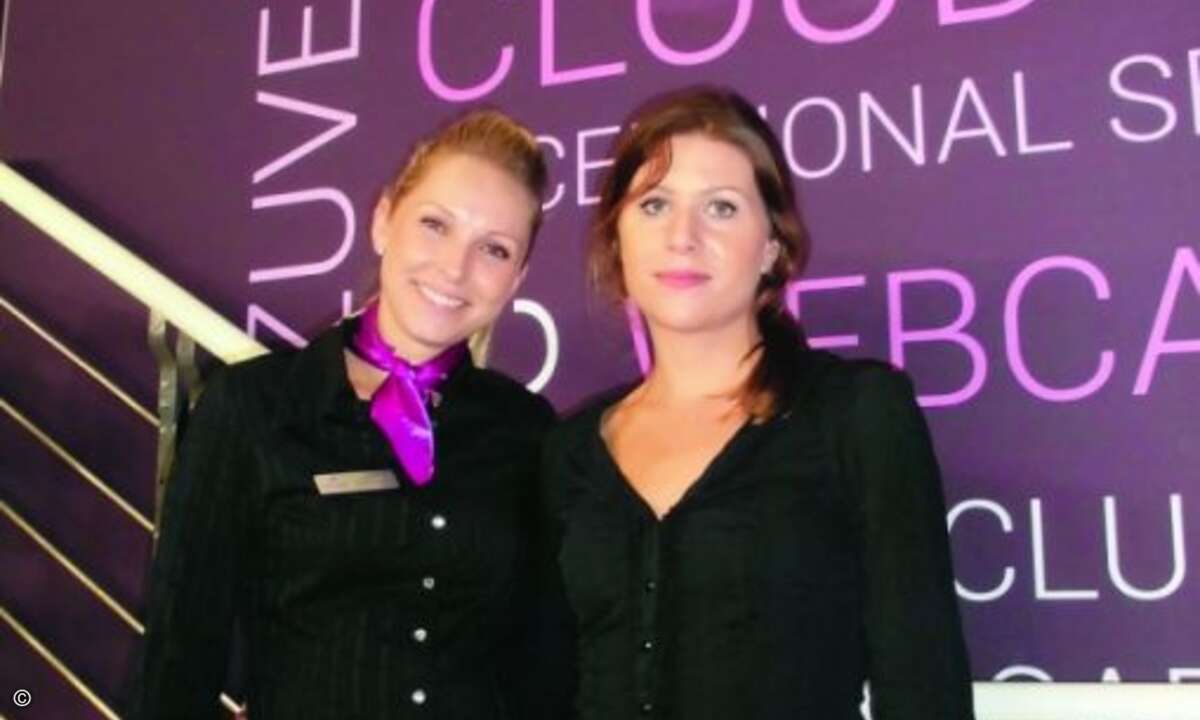 Ladies in black: Dina Kuke-Hartwig (Exklusive Networks) und Sandra Huber (CRN) (Foto: CRN)