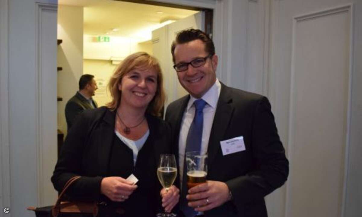 Sabine Frisch von Herweck mit Marc Adelberg (CRN)(Foto: CRN)