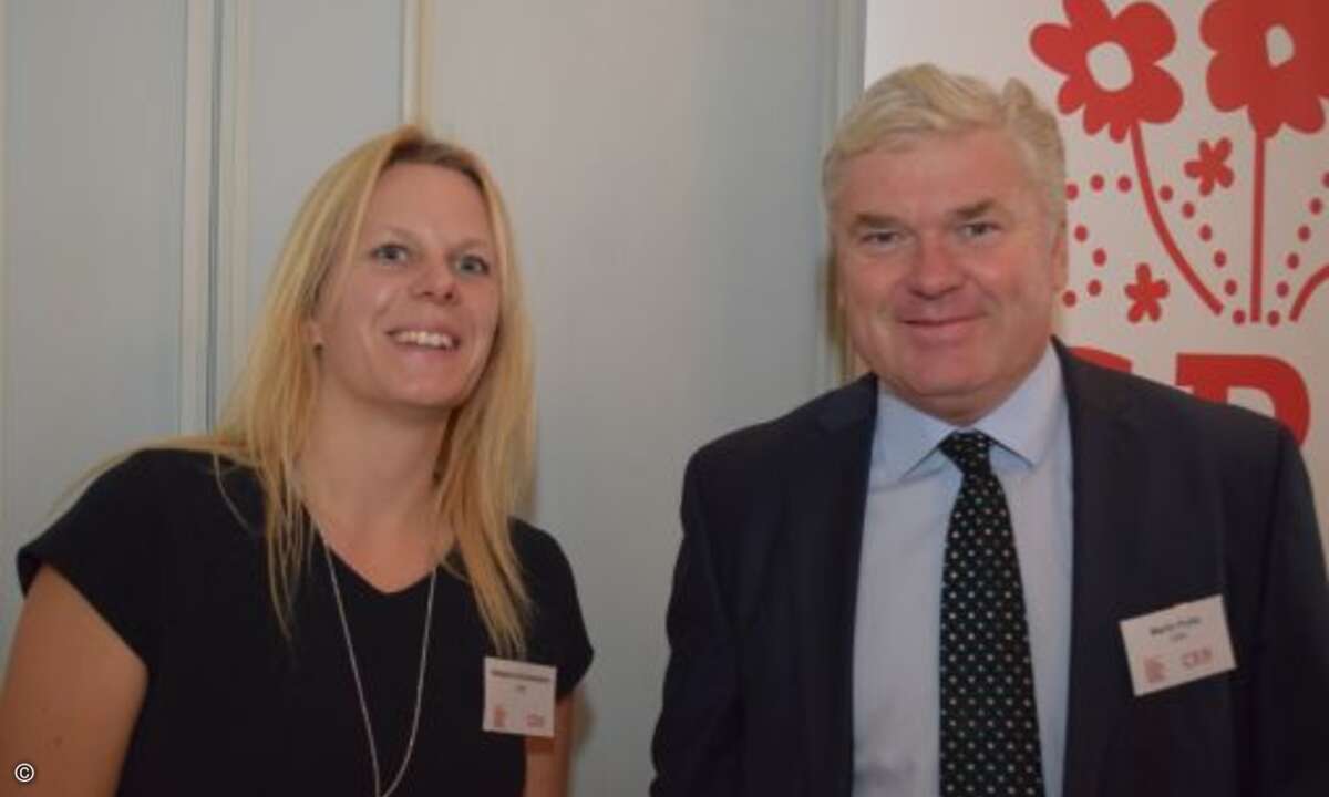 Natascha Schönemann und Martin Fryba von CRN(Foto: CRN)