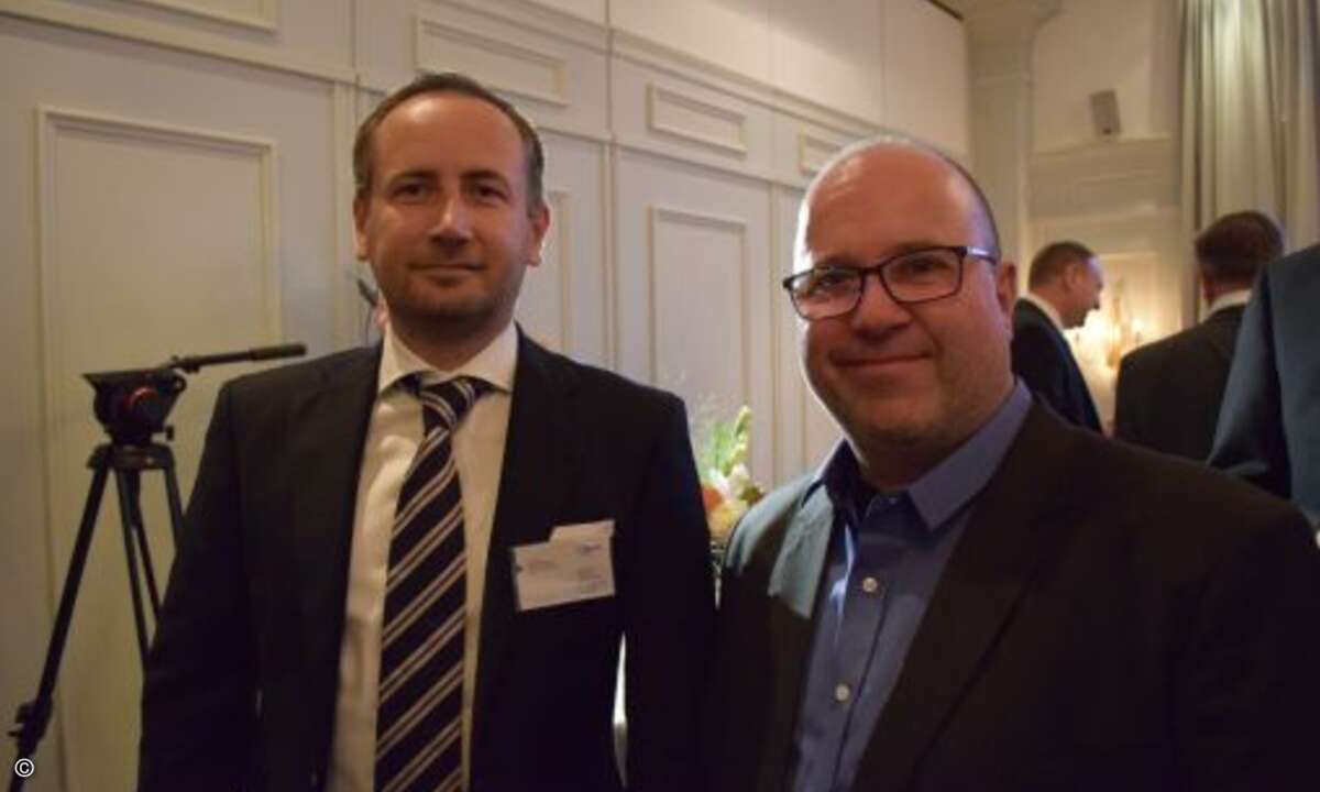 Franjo Vukoja und Stefan Heimberger von Allnet(Foto: CRN)