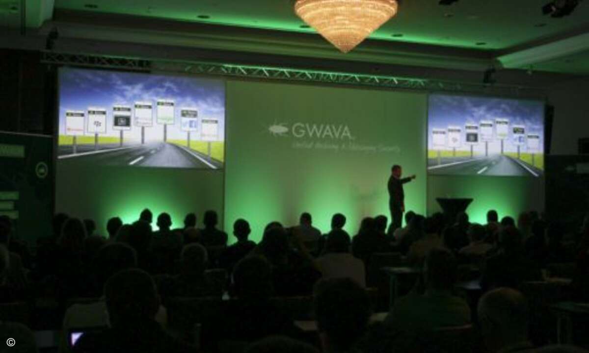 GWAVA Strategie Keynote zum Thema Archiving 2.0 von CEO Ken Muir (Foto: GWAVA)