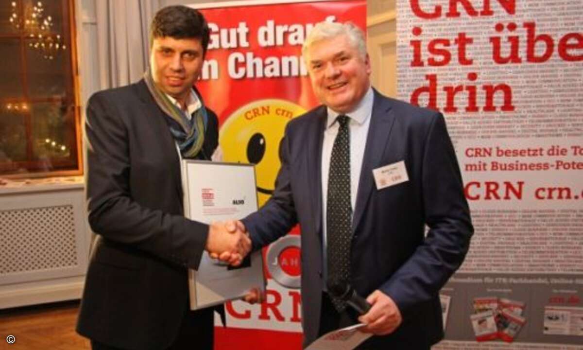Also - 2,01
Sasa Viro von Also mit CRN-Chefredakteur Martin Fryba (Bild: CRN)