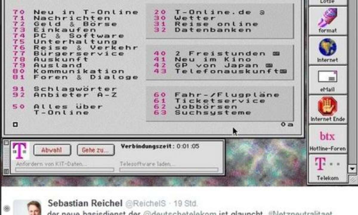 Manche Nutzer haben bereits den neuen Basisdienst der Telekom geleakt (Foto: Twitter.com)
