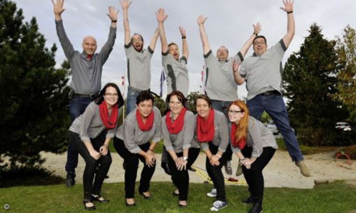 Persönlich und authentisch: Das emendo-Team freute sich auf ein tolles Wochenende mit den Partnern (Foto: emendo)