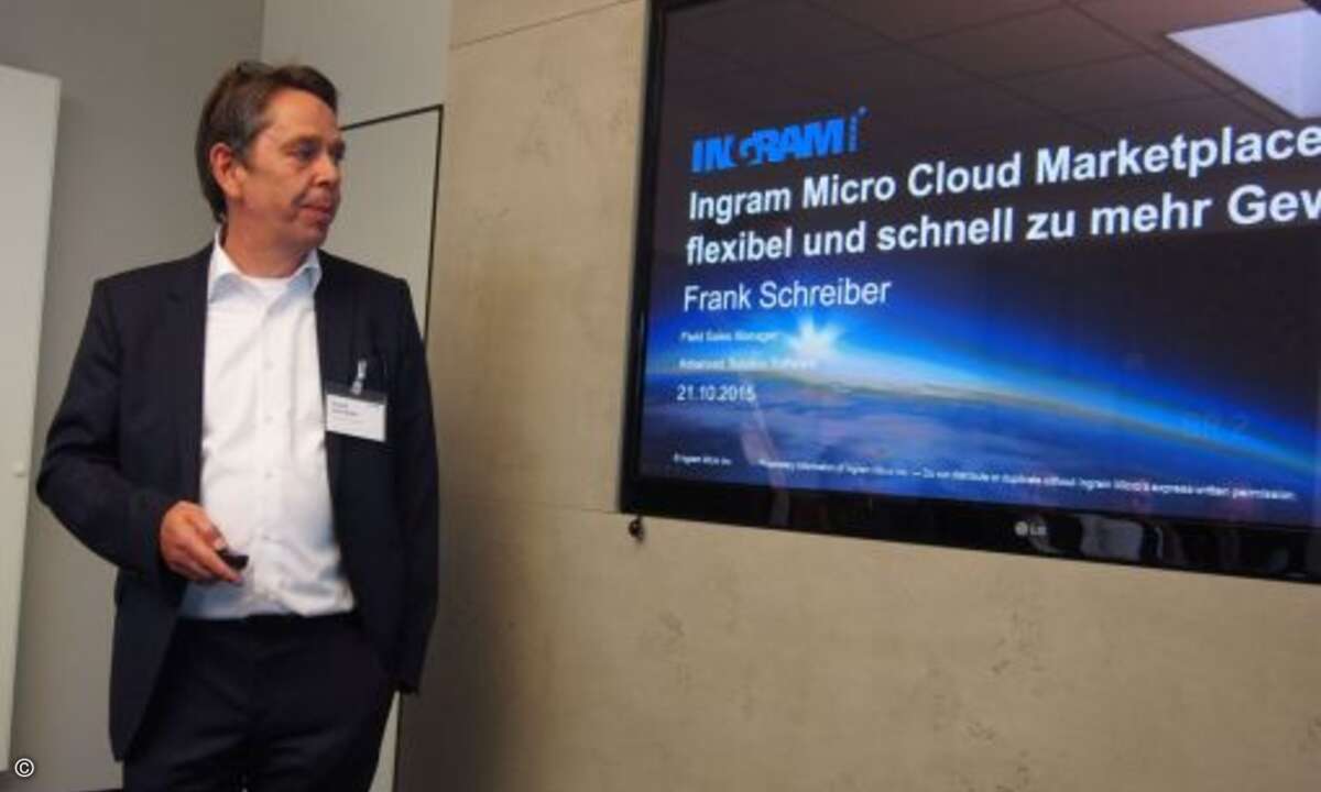 Der wahre Dr. Cloud bei Ingram Micro, alias Frank Schreiber, fehlt derzeit auf keiner Managed Service-Veranstaltung.