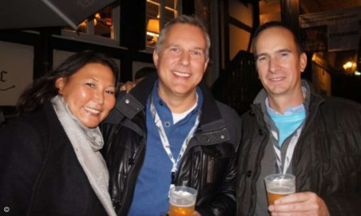Miriam Franke (Sandisk), Jörg Reimann (UFP) und Michael Puls (Memoryworld) (Bild: CRN)