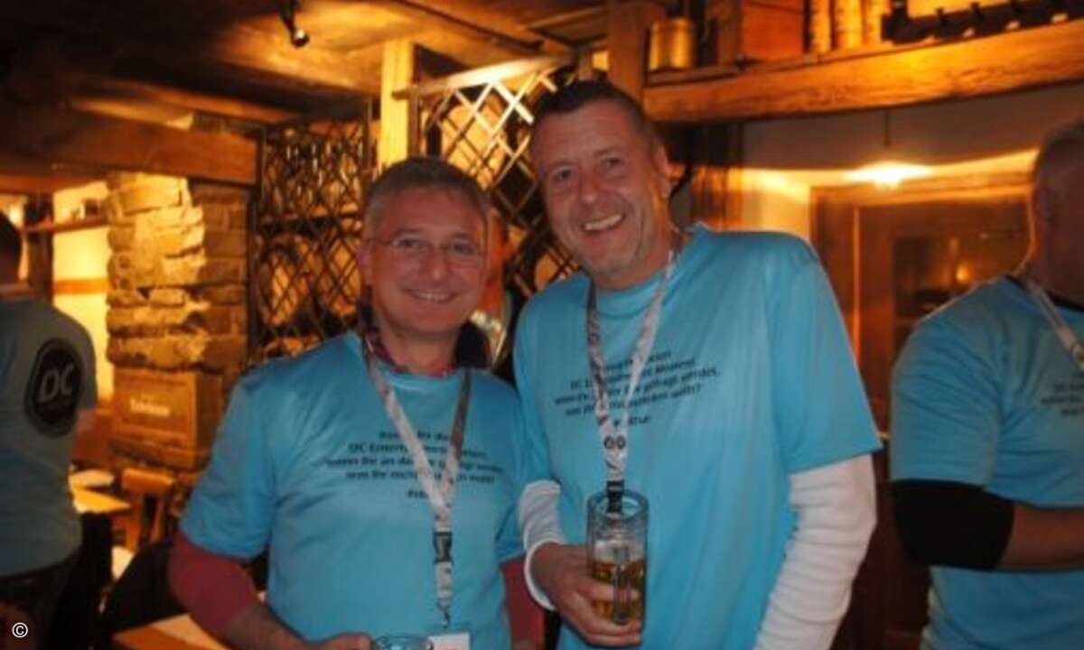 Thomas Jell (TP-Link) und Ralf Tegethoff (Eset) (Bild: CRN)