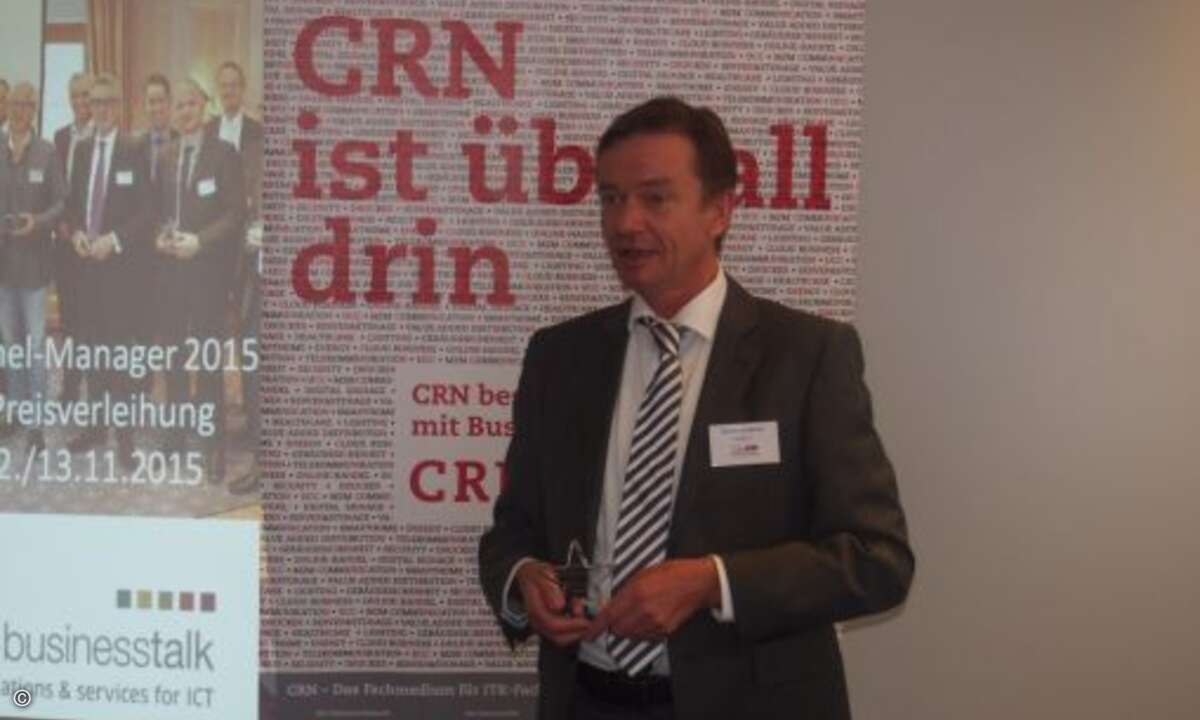 Für Bernhard Oertel von Sophos war es auch der zweite Stern nach einem Jahr Pause (Foto: CRN)
