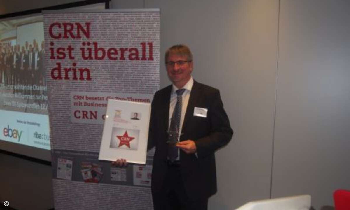 Auch bei der Software holte sich ein Manager mit Jens-Gero Böhm von Suse den dritten Stern in Folge (Foto: CRN)