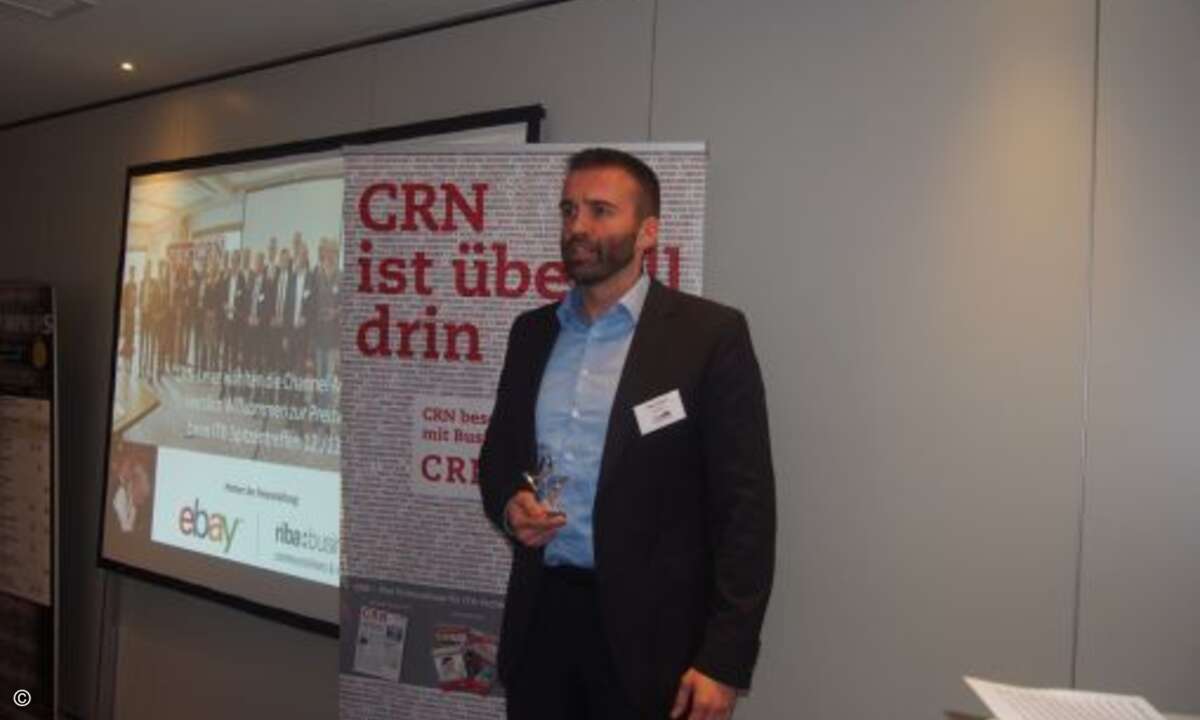 Für Maik Höhne von Netapp war es dagegen der erste Titel...(Foto: CRN)