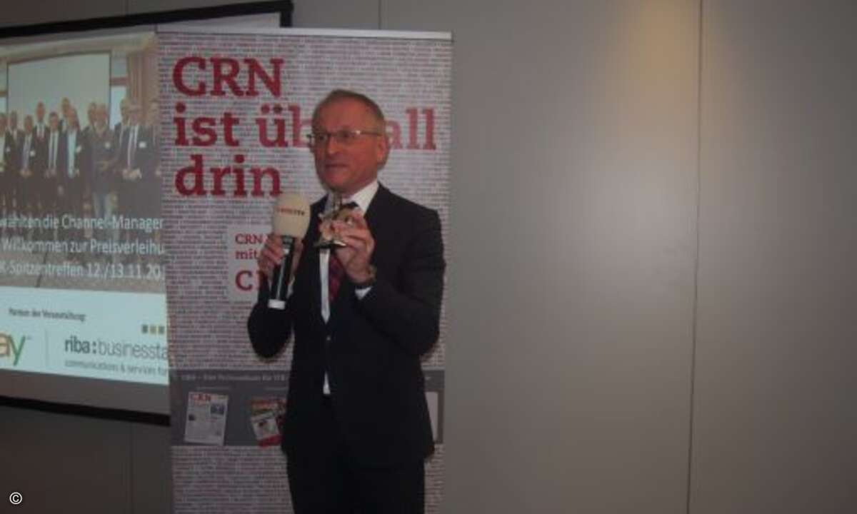 genau wie für Jörg Brünig von Fujitsu, zu dem sich hoffentlich noch viele weitere Sterne gesellen werden (Foto: CRN)