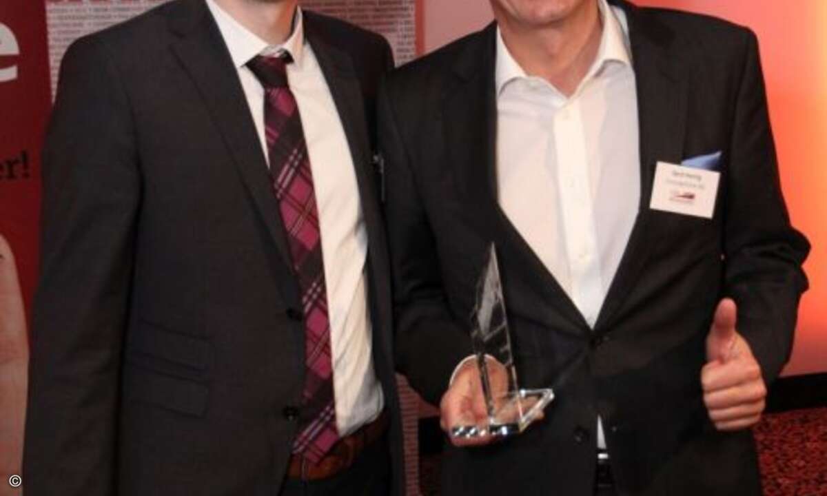 Bei den TK-Anlagen zeichneten die Leser Innovaphone mit Gerd Hornig ab (Foto: CRN)