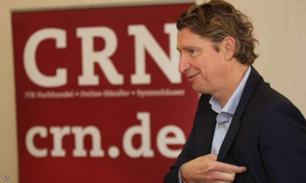 Ralf Riba war mit riba:businesstalk ebenfalls Partner des Events (Foto: CRN)
