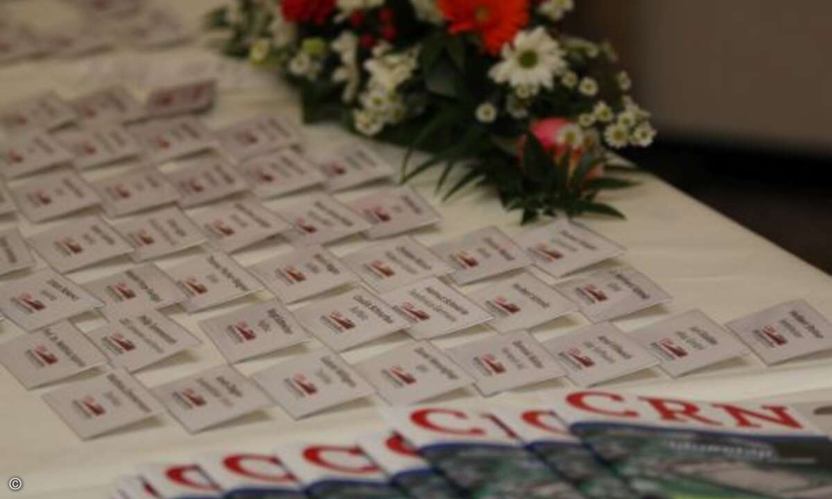 Eigentlich hätte man bei den ganzen Hochkarätern keine Namensschilder mehr benötigt (Foto: CRN)